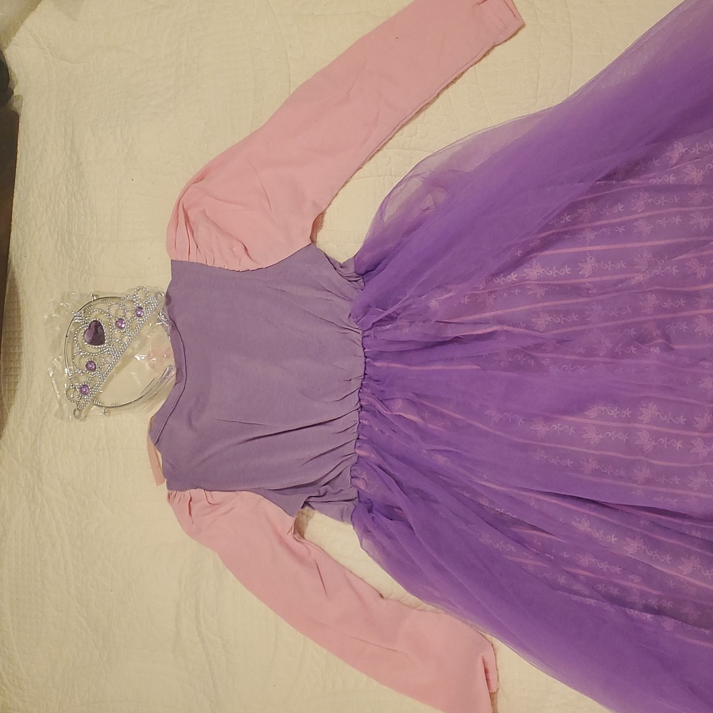 Purple and Pink Kids Princess Costume 5 to 6 Years Old - Picture 6 of 7